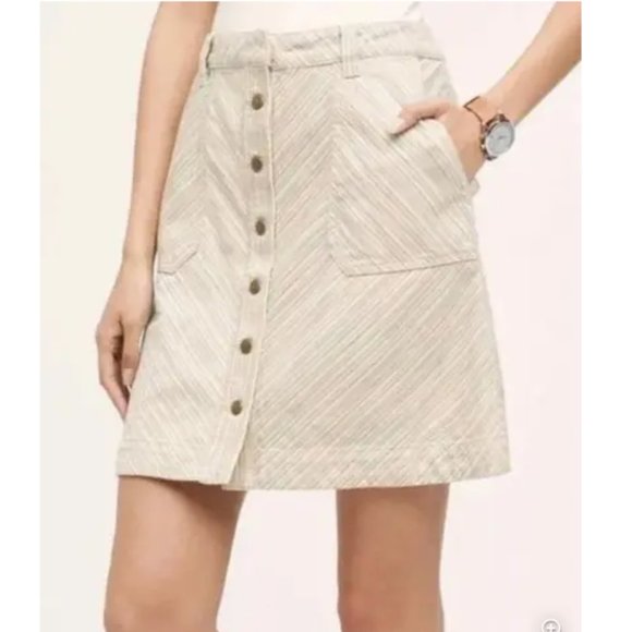 Anthropologie Pastel Colored A Line Mini Skirt - Picture 1 of 5
